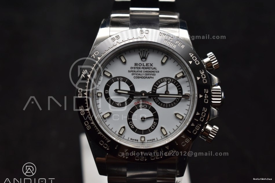 1:1 116500 Bracelet on Daytona Edition White WellDesigned DD 904L SB Dial SS 735 VSF Steel Best 0731